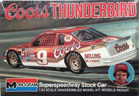 1984 "Coors" Ford Thunderbird #9 Bill Elliott Monogram 2244