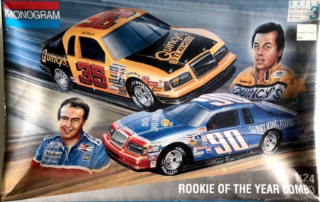 1985 "Rookie of the Year" Ford Thunderbird #35 Alan Kulwicki #90 Ken Schrader Combo Monogram 6368