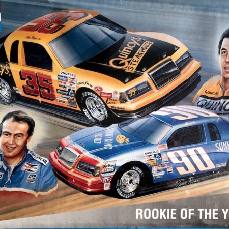 1985 "Rookie of the Year" Ford Thunderbird #35 Alan Kulwicki #90 Ken Schrader Combo Monogram 6368
